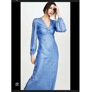 Rebecca De Ravenel Sienna Knotted Gown Maxi Size 10